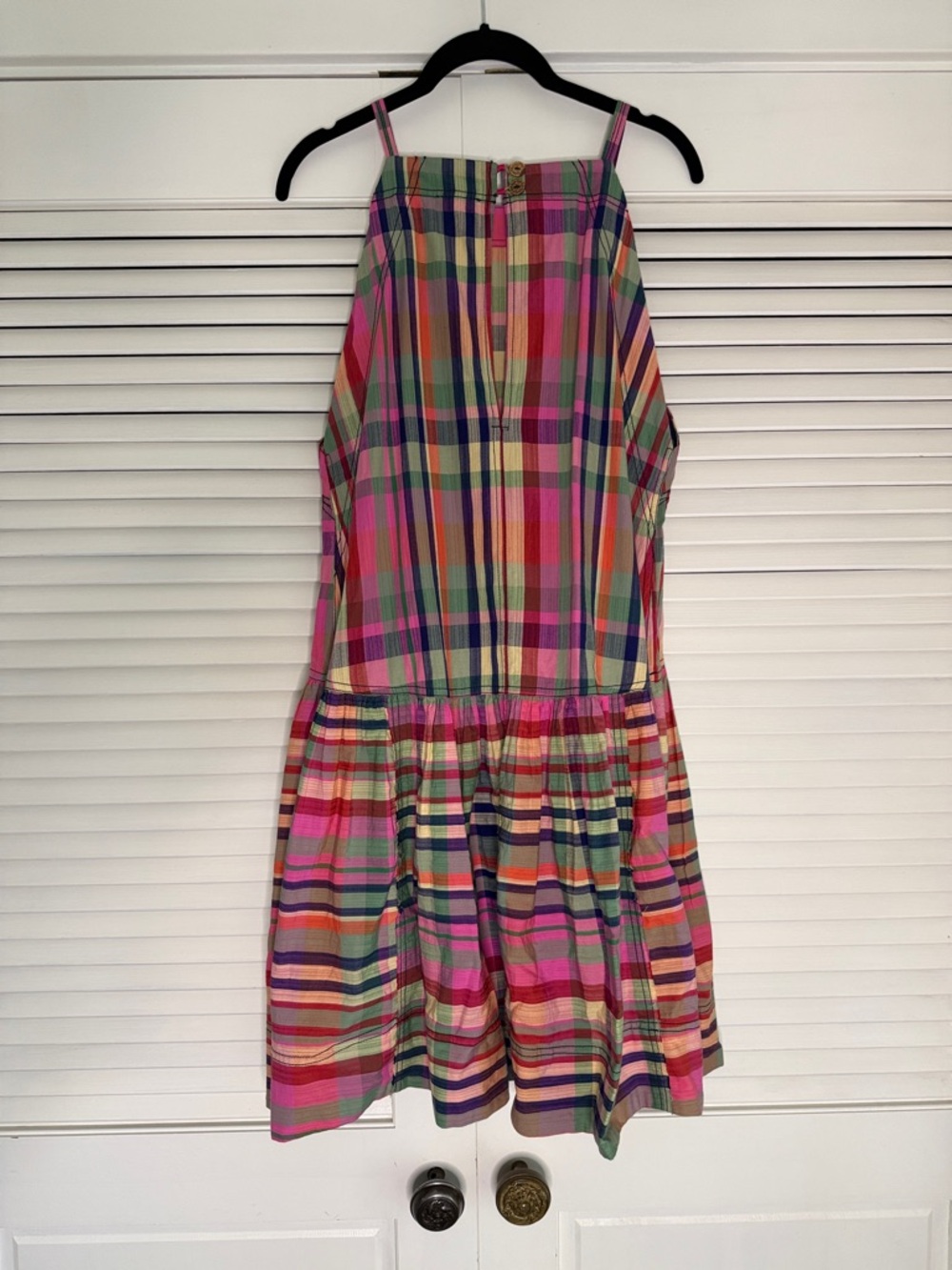 Anthropologie (Pilcro) NWT! Colorful Plaid Sundress - Size L - Picture 6 of 6